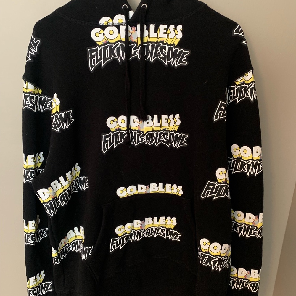 Fucking Awesome God Bless Hoodie